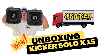 Kicker SOLO X 15 Unboxing