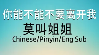 Chinese song - 你能不能不要离开我 - 莫叫姐姐 - Lyric/Pinyin/Engsub /