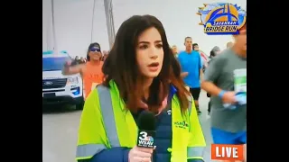 Georgia TV Reporter Alex Bozarjian Upset About Being Smacked on her Bottom During Live Broadcast