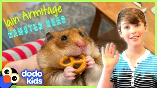 Paw Patrol’s Iain Armitage Fosters ADORABLE, Teeny, Tiny Hamsters | Meet My Pet | Dodo Kids