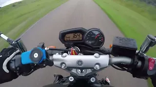 Yamaha FZ6 Acceleration. 0-100 0-170