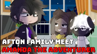 Afton Family Meet Amanda The Adventure || Fnaf || My AU || GC ||