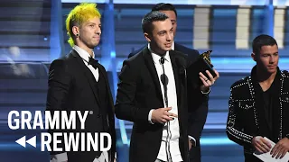 Watch Twenty One Pilots Drop Their Pants After Winning A GRAMMY In 2017 | GRAMMY Rewind