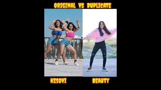 Kesovi and Beauty naw Trend Reels Duplicate vs Original❤️🔥 #dance#shorts#sonadey#youtubeshorts#mukul