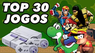 Top 30 Jogos de Super Nintendo | Melhores Jogos de SNES || Nerd Nintendista