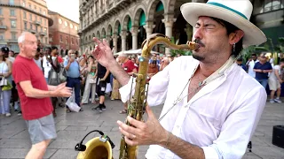 the oldman ENJOYS  this song "DANCE MONKEY" | Sax Cover Daniele Vitale