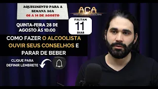 Como fazer o alcoolista ouvir seus conselhos e parar de beber