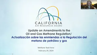 Methane Task Force Public Meeting #6 - February 29, 2024