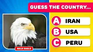 Guess The Country by The National Bird 🕊️🦅 Trivia Questions