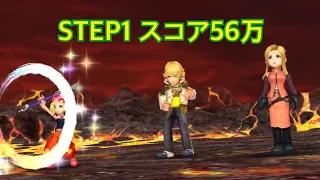 【DFFOO】溶岩を食らう混合魔COSMOS STEP1攻略,スコア56万