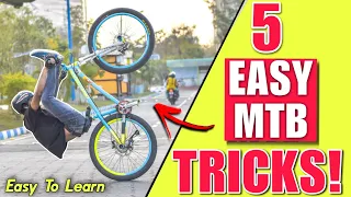 Learn 5 Easy MTB TRICKS!😍 | In 5 minutes | Infinity Riderzz