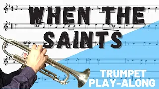 When The Saints Go Marching In for Solo Trumpet in Bb. Play-Along/Backing Track