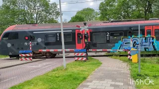 railroad crossing Waddinxveen Kerkweg spoorwegovergang R net