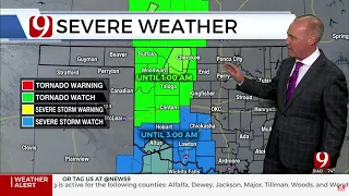 News 9 KWTV October 26, 2021 Tornado Coverage Blooper