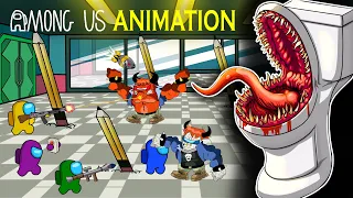 Among Us vs Toilet Monster, BULLY - 어몽어스 좀비 애니메이션 - Among us Zombie Animation