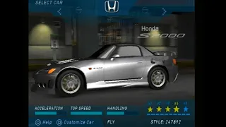 NFS Underground (October 12, 2003) PS2 Beta