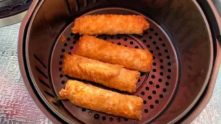 Air Fryer Frozen Egg Rolls Recipe - How To Cook Frozen Egg Rolls In The Air Fryer - So Crispy!