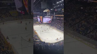 Nashville Predators goalie chant live vs Carolina Hurricanes - 4-6-23