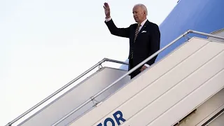 US President Joe Biden arrives in Finland for talks with Nordic leaders