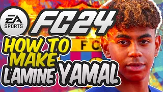 FC 24 | How to make Lamine Yamal  Stats & New Animation Barcelona La MASIA PHENOM!