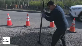 Compton city leaders order residents to stop fixing troublesome potholes