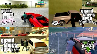 Stealing Parked Cars in Gta Games Evolution