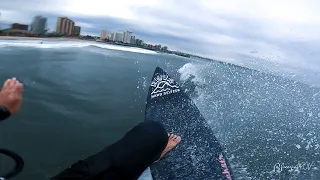 A Gloomy Surf At New Pier, Durban