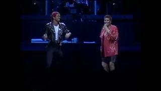 George Michael & Aretha Franklin - 1988-08-29 - "Knew You Were Waiting" (Partial)+Interview -Detroit