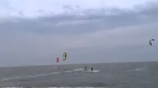 Sandy Hook Oceanside kiteboarding