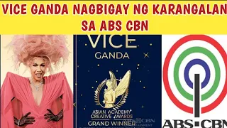 VICE GANDA NAGBIGAY NG KARANGALAN SA ABS CBN