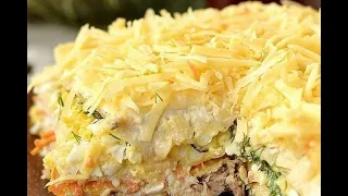 Мясной пирог на вафельных коржах.Это не Рецепт а ШЕДЕВР!