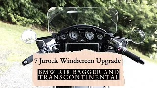 Install: 7 Jurock 19" Windscreen for BMW R18 Bagger and Transcontinental