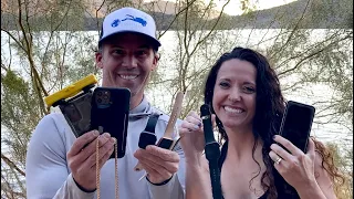 Scuba Divers Find 4 Apple Watches and 3 Phones (check out owners reactions)