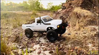 WPL C24-1 Toyota Hilux ROCK CRAWLER ASMR Video By: GPM Toy #12#toyotahilux #rccar