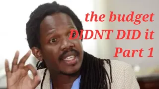 The Budget Didn't "DID" it. Sen. #DamionCrawford presentation on the Govt's Budget 2023 - 24 Part 1