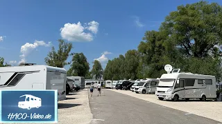 Wohnmobilhafen am Chiemsee! Etappenplatz nahe an der AB! Direkt am See mit Freizeitmöglichkeiten.