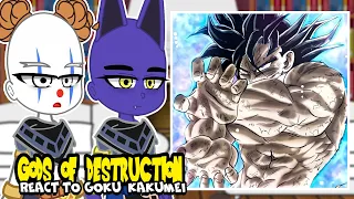 Gods of Destruction React to Goku Kakumei || Dragon Ball/Goku || Gacha react 🇺🇲🇧🇷