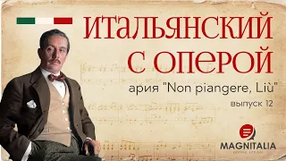 Итальянский с оперой. Non piangere Liù, ария Калафа из “Турандот”. #итальянскийязык #италия