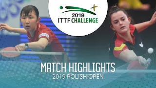 Hina Hayata vs Ana Garcia | 2019 ITTF Polish Open Highlights (R64)