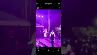 6ix9ine performing at miami concert,stage diving says he the best rapper performer in history fact