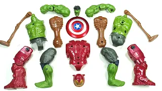 Merakit Mainan Hulk Smash, Robot Ironman, Siren Head