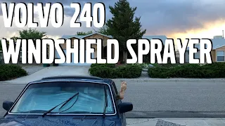 All about the Volvo 240 Windshield Washer Sprayer System