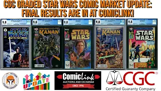 CGC Graded Star Wars Comics | Final Results Are In At ComicLink! | Key Issues | Sales Prices