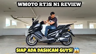 WMOTO RT3S N1 2023 Malaysia REVIEW | MAXI SCOOTER | DASHCAM | TFT LCD