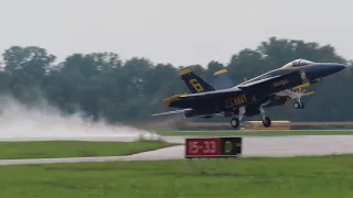 SUPER HORNET GO AROUND | 2021 US Navy Blue Angels | 2021 Airshow London SkyDrive Hour of Power