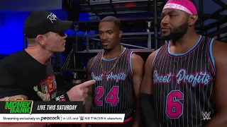 John Cena Motivates The Street Profits on RAW