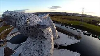 The Kelpies on a Spring Evening