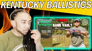 THE RECOIL IS CRAZY!!!! 4 BORE Rifle vs Bank Vault 💰 The Biggest Rifle Ever !!! [UK REACTION]