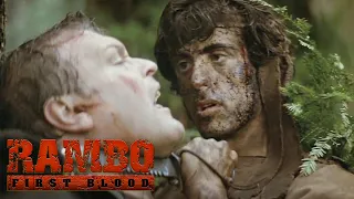 'Rambo Hunts Down Cops In Forest' Scene | Rambo: First Blood