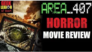 TAPE 407  ( 2012 Abigail Schrader) aka AREA 407 Found Footage Dinosaur Horror Movie Review